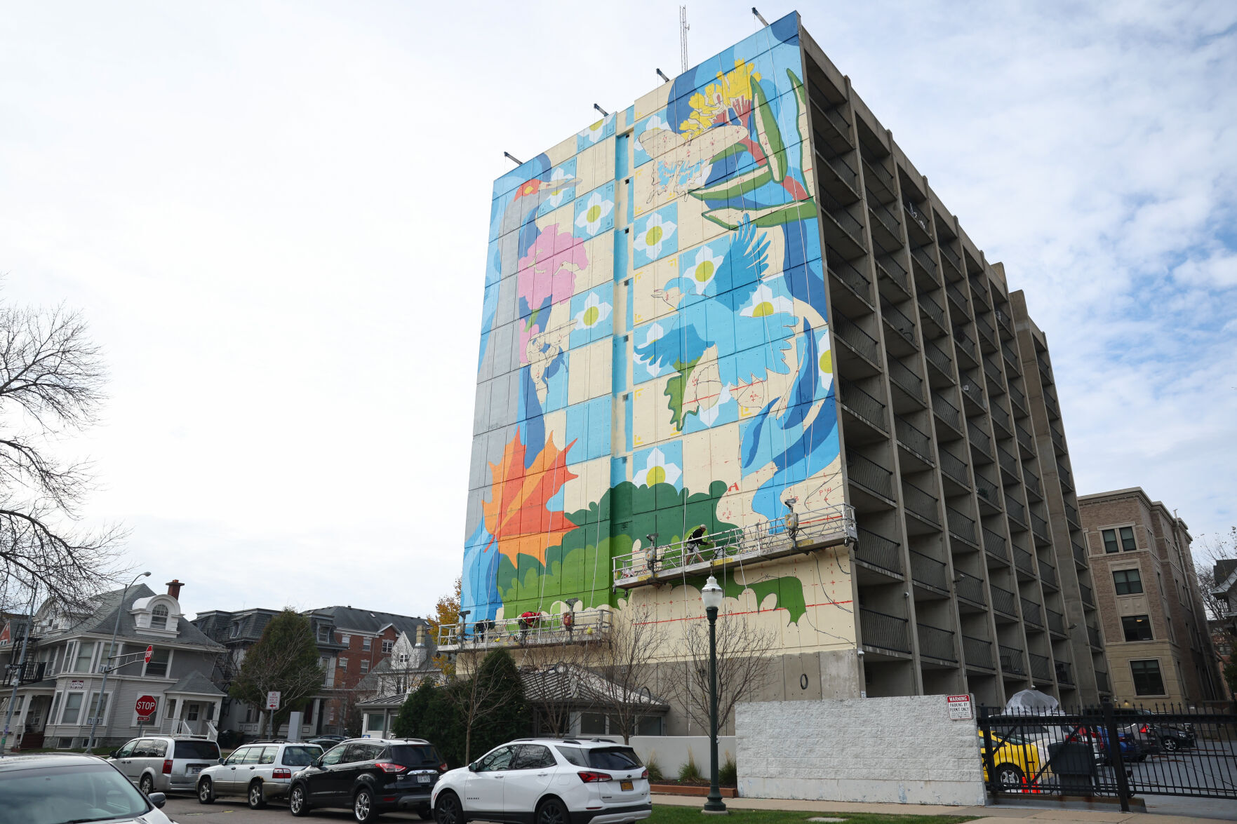 A 9-story mural celebrating Madison is going up Downtown